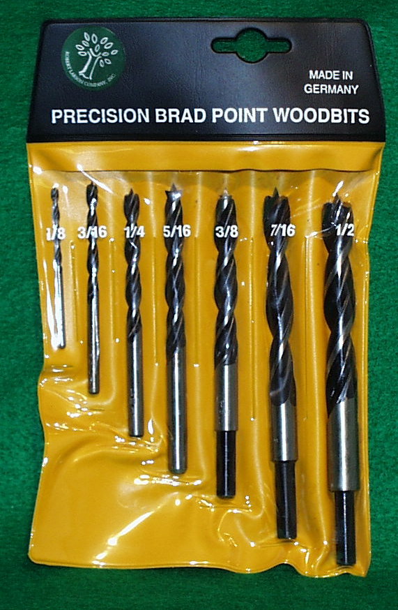 Brad Point Drill Bit Set 525-2150 Brad Point Drill Bit Set of 7 (German) 525-2150