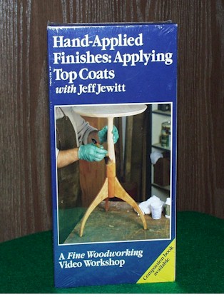 060111 Hand-Applied Finishes: Applying Top Coats with Jeff Jewitt  (VHS) 060111