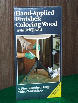 Hand-Applied Finishes: Coloring Wood with Jeff Jewitt (VHS) 060109