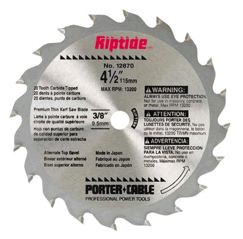 12870 Porter-Cable 4-1/2" Blade-Right for 314 12870