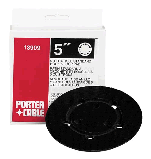 Porter-Cable Sanding Pad 13910 Porter Cable 5" or 8 Hole Contour Hook & Loop Pad -Discontuned by Porter-Cable 13910