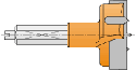 317.150.11 CMT Hinge Boring Bit 15mm Cutting Dia 317.150.11