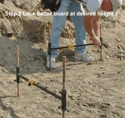 4008 Rousseau Batter Board System 8 Pak 4008