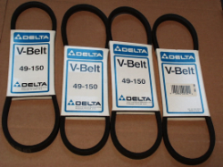 49-150 Delta Replacement Belt  (set of 4)  49-150 