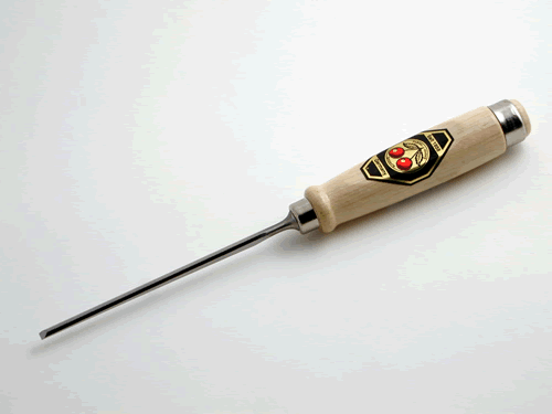 500-1504 Two Cherries Wooden Handled Chisel 4mm 500-1504