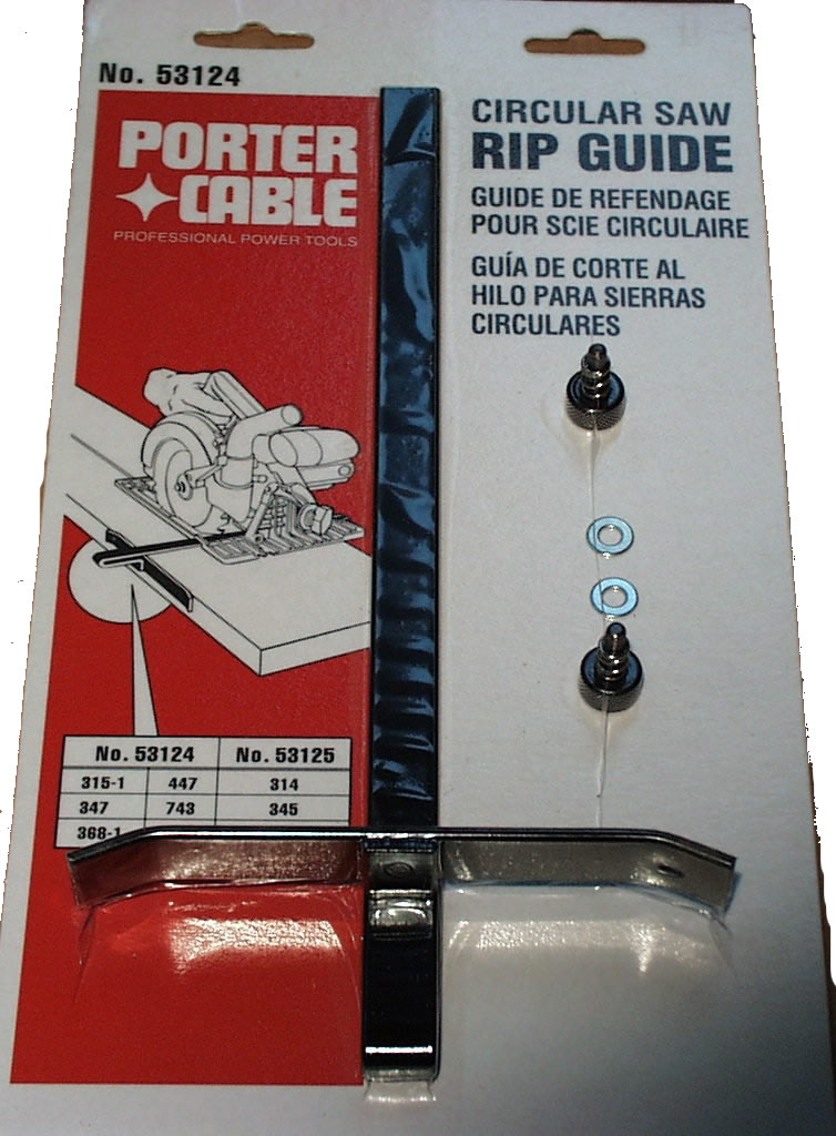 53124 Porter-Cable Circular Saw Rip Guide 53124