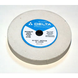 902642 Delta 6" Grinding Wheel 60 Grit Al Oxide 902642
