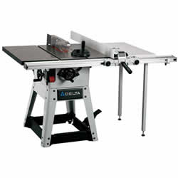 36-981 Delta 10" Left Tilt Contractor's Saw with 30" Unifence Fence System 36-981