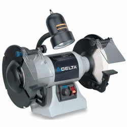 Delta 8" Variable Speed Grinder GR450 Delta 8" Variable Speed Grinder With Tool-Less Quick Change GR450
