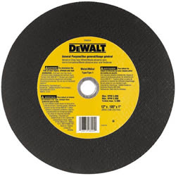 DeWalt 14&quot; General Purpose Chop Saw Wheel - 4 Pack DW8001B4