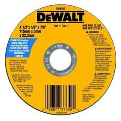 DeWalt Type 1 7" Stainless Steel Thin Cutting Wheel DW8084