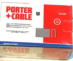 Porter Cable Staples PUS58G Porter-Cable 3/8"x 5/8" Crown Upholstery Staples  US58G