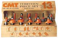 800.505.11 CMT 13-Piece Router Bit Assortment, 1/2" shanks 800.505.11
