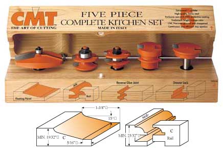 CMT 5-Piece Complete Kitchen Set - Profile C 800.511.11