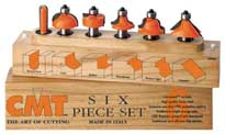 800.504.11 CMT 6-Piece Profile Bit Set, 1/2" shank 800.504.11