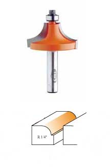 839.254.11 CMT Beading Bit 1/4" radius 1/4" shank  839.254.11