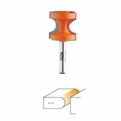 854.004.11 CMT Bull Nose Bit 1/4" radius, 1/4" shank 854.004.11