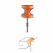 854.507.11 CMT Bull Nose Bit, 3/8" radius, 1/2" shank 854.507.11
