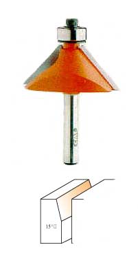 836.130.11 CMT Chamfer Bit 15º 3/4" diameter 1/4" shank 836.130.11