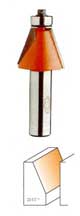 857.502.11 CMT Chamfer Bit 22-1/2º, 1-1/4" diameter, 1/2" shank 857.502.11