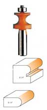 861.064.11 CMT Corner Beading Bit, 1/4" radius, 1/4" shank 861.064.11
