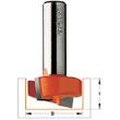 852.001.11 CMT Dado &amp; Planer Bit, 3/4" diameter, 1/4" shank 852.001.11