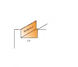 852.501.11 CMT Dado &amp; Planer Bit, 3/4" diameter, 1/2" shank 852.501.11