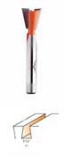 818.080.11 CMT Dovetail Bit 5/16" diameter, 9º, 1/4" shank 818.080.11