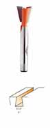 818.081.11 CMT Dovetail Bit 5/16" diameter, 8º, 1/4" shank 818.081.11