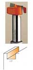 801.128.11 CMT Mortising Bit 1/2" diameter, 5/16" cutting length, 1/4" shank 801.128.11
