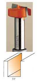801.158.11 CMT Mortising Bit 5/8" diameter, 1/4" shank 801.158.11