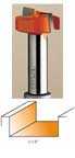 801.817.11 CMT Mortising Bit 1-1/4" diameter, 1/2" cutting length, 1/2" shank 801.817.11