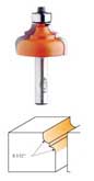 844.287.11 CMT Classical Ogee Bit (Series 844) 5/32" radius, 1/4" shank 844.287.11