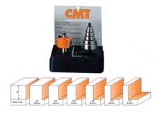CMT 835.502.11 CMT Rabbeting Router Bit Set 3/4" cutting length 1/2" shank 835.502.11