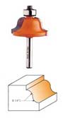 840.350.11 CMT Roman Ogee Bit 1/4" radius, 1/4" shank 840.350.11
