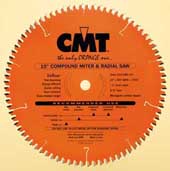 219.100.14 CMT Compound Miter & Radial Blade, 14" diameter 219.100.14