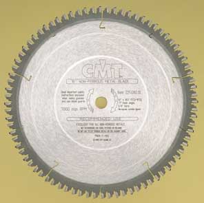 225.080.10 CMT Non-Ferrous Metal Saw Blade, 10" diameter 225.080.10