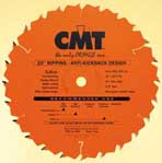 202.024.10 CMT Ripping Blade, 10" diameter, thin kerf 202.024.10