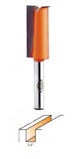 812.064.11 CMT Straight Bit (Long Series) 1/4" diameter, 1/4" shank 812.064.11