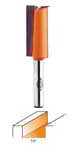 812.158.11 CMT Straight Bit (Long Series) 5/8" diameter, 1/4" shank 812.158.11