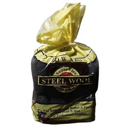 STWL Howard's Super Fine Steel Wool (0000) 8 pads in a bag. STWL