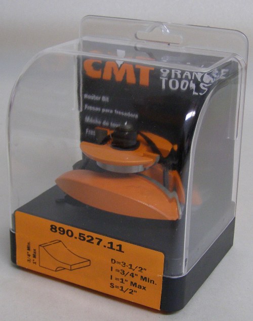 CMT Raised Panel Router Bit 890.527.11 with Backcutter-Profie B
890.527.11