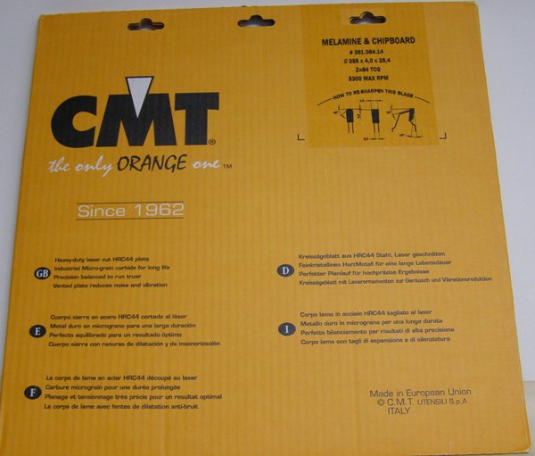 CMT 14&quot; XTreme Cabinetshop Saw Blade 281.084.14
281.084.14