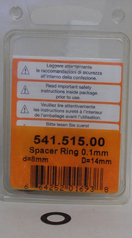 CMT Spacer Ring 0.1mm D=14mm 541.515.00