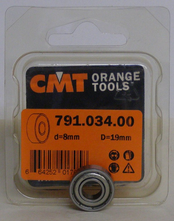 CMT Router Bit Bearing 791.034.00 CMT 19mm bearing