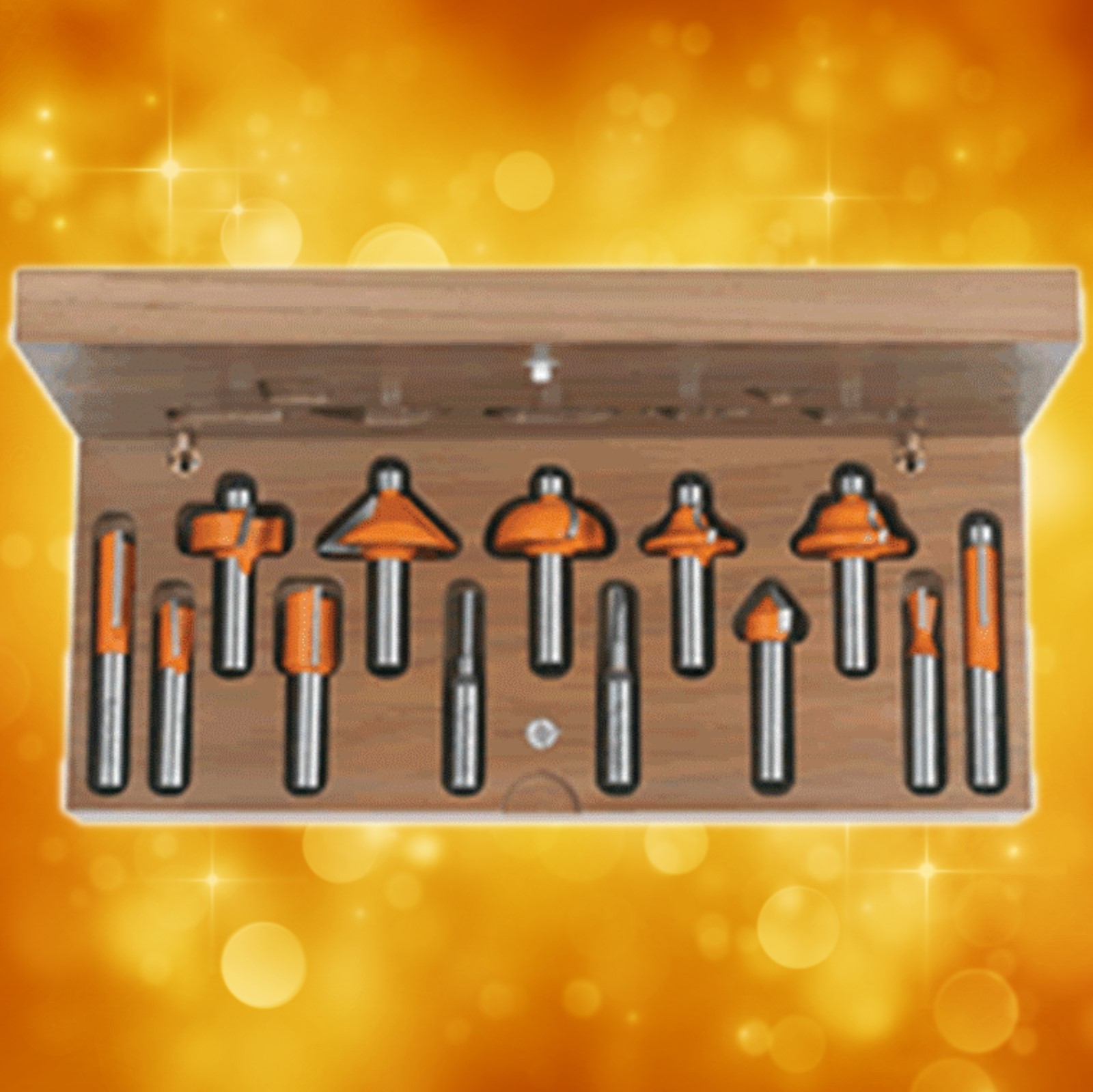 CMT 13-Piece Router Bit Assortment, 1/2&quot; shanks 800.505.11