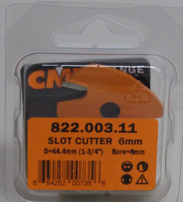CMT 6mm Two-flute Blade,Slot Cutter Router Bit 822.003.11
822.003.11