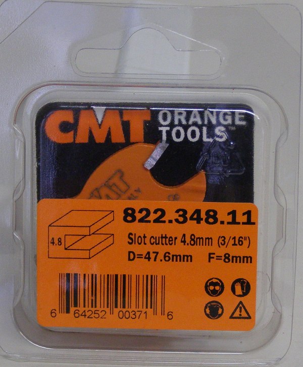 CMT 3/16&quot; Slot Cutter Router Bit without Arbor 822.348.11
822.348.11