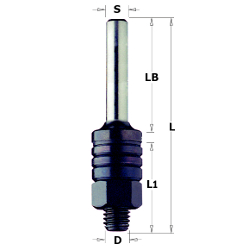 824.134.00 CMT Replacement Arbor 12mm 1/2&quot; Shank 824.134.00