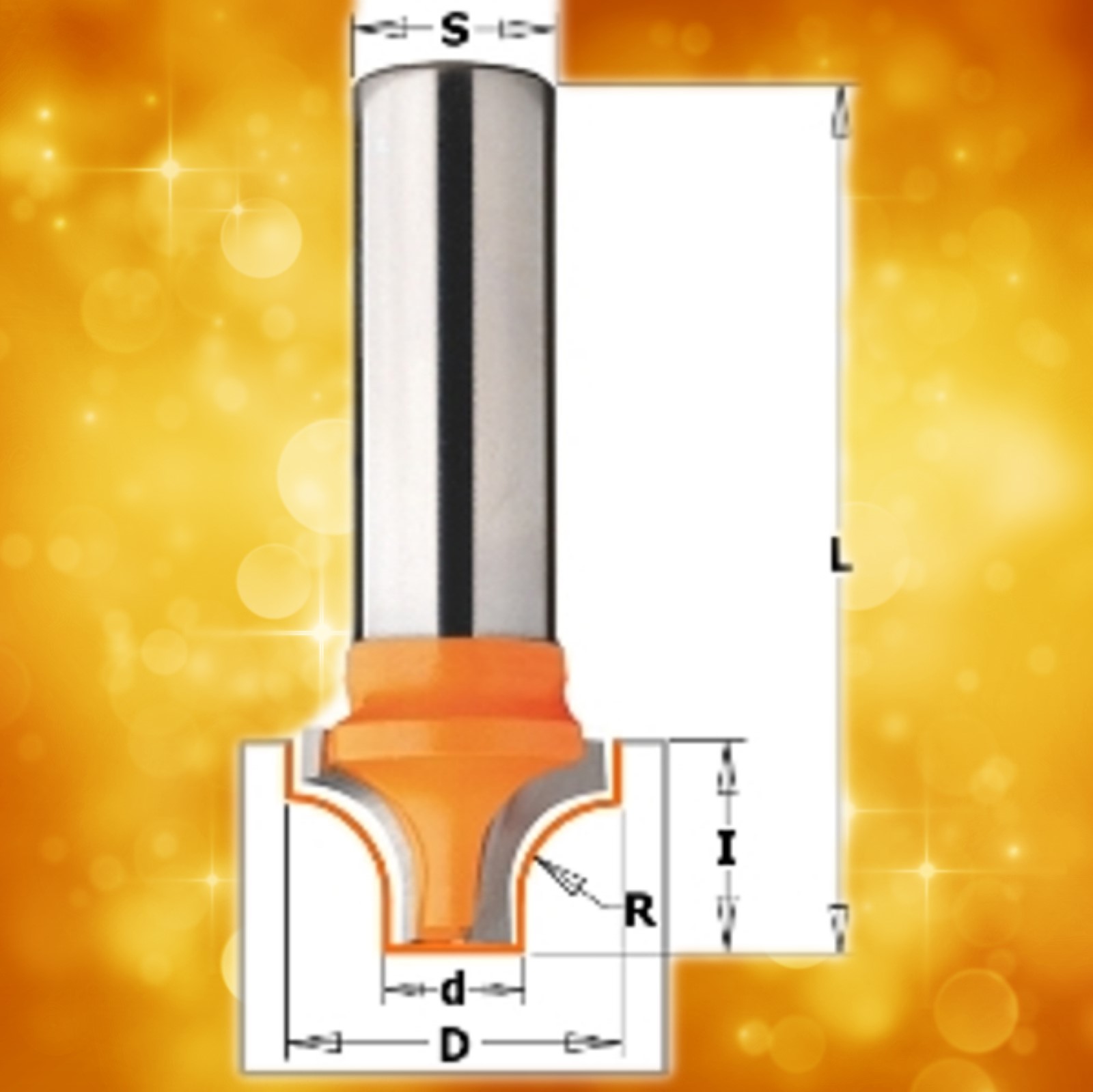 CMT Decorative Beading Bit 865.903.11 865.903.11